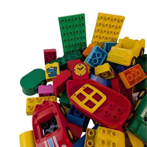 Lego Duplo Building Blocks Replacement Parts Bricks Cars Boat Windmill Lot 4lbs+ - Picture 3 of 11